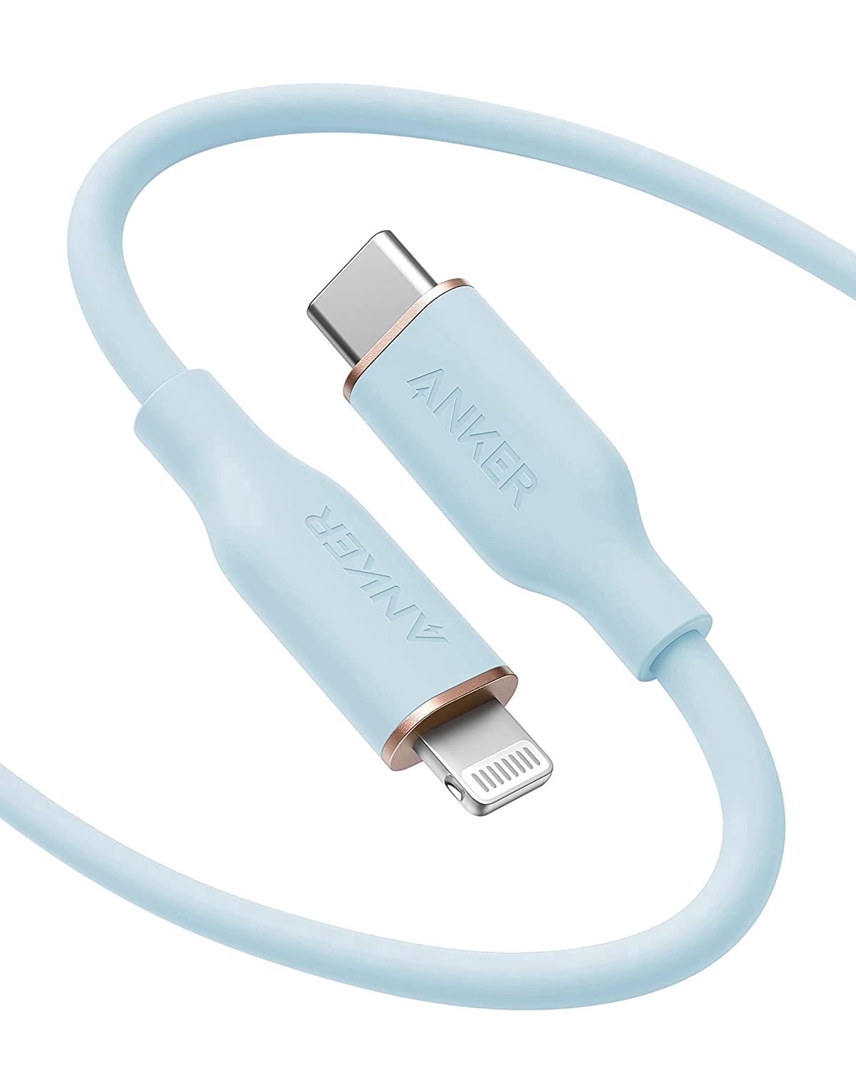 SHURE シュア MV6 + Anker PowerLine III Flow Anker USB C Cable, Type C Flow Cord, 240W Fast Charging