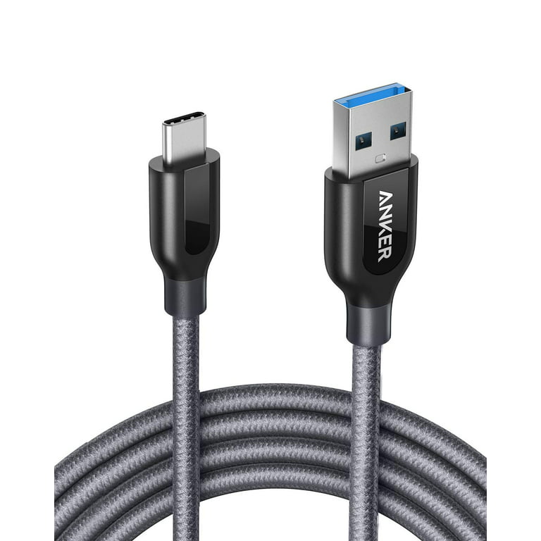 Anker Powerline+ USB C to USB 3.0 Cable (3ft), USB Type C Cable, for Samsung  Galaxy Note, MacBook, Sony XZ etc Gray 