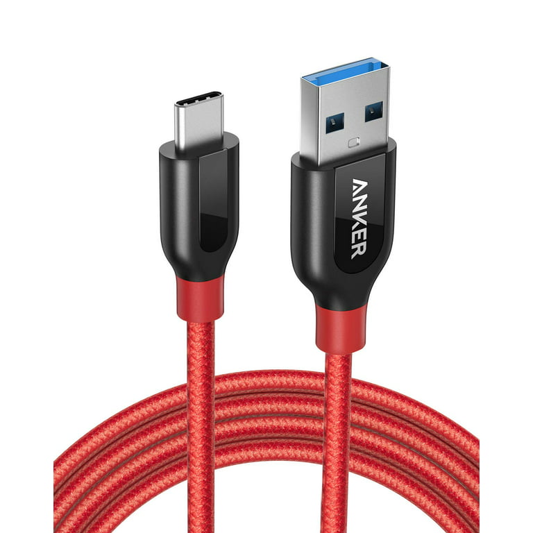  Anker USB C Cable, [2-Pack, 6ft] Premium Nylon USB A
