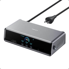 Anker Prime 14-Port Docking Station (DL7400) with DisplayLink, Triple Display Support up to 8K, 140W Max Power, Smart Display & Built-In Cooling Fan