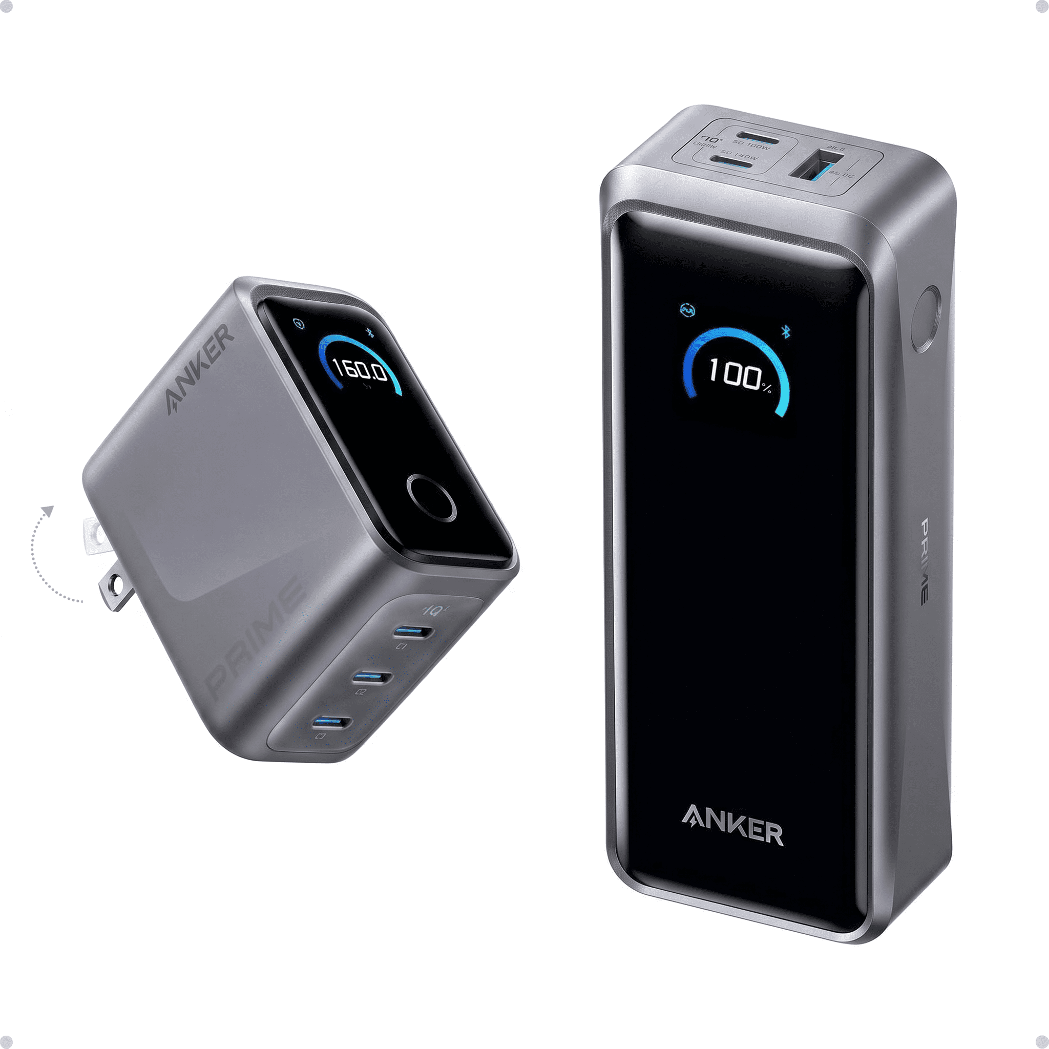 Anker Prime Power Bank (26K, 300W) + Anker Prime Charger (160W, 3