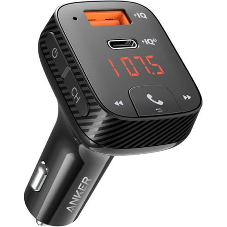 Anker ROAV - SmartCharge F2 Pro FM Transmitter - Black