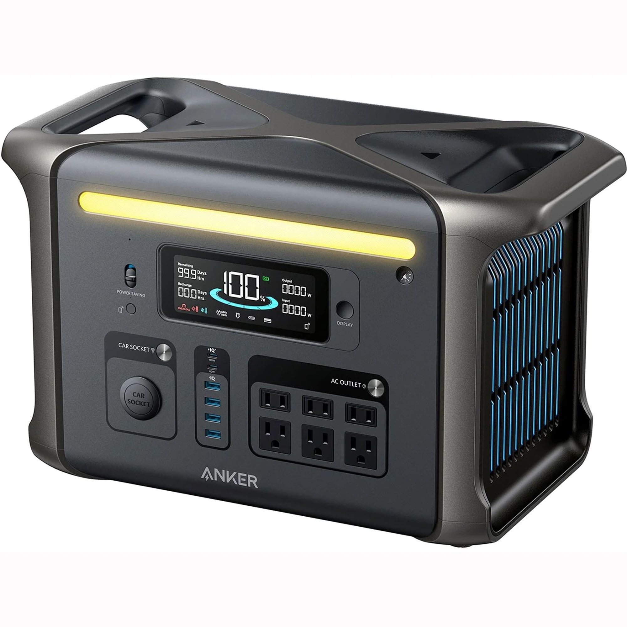 Anker SOLIX F1500 Portable Power Station - 1536Wh|1800W | WiFi Remote Control