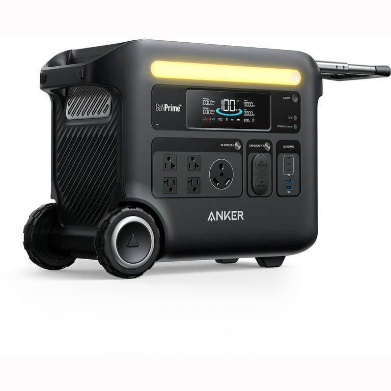 Anker SOLIX F2600 Portable Power Station with 2560Wh LFP Battery