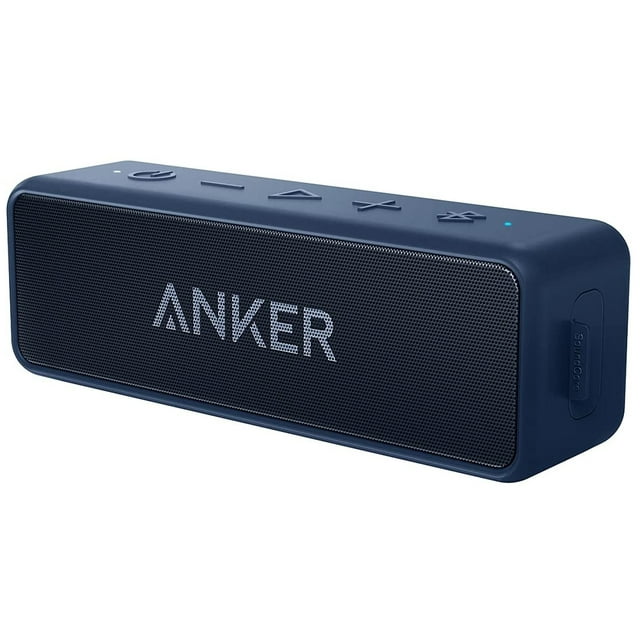 Anker Soundcore 2 Portable Wireless Bluetooth Speaker Dual-Driver Speaker Built-in Mic, Waterproof ,12W ,Teal