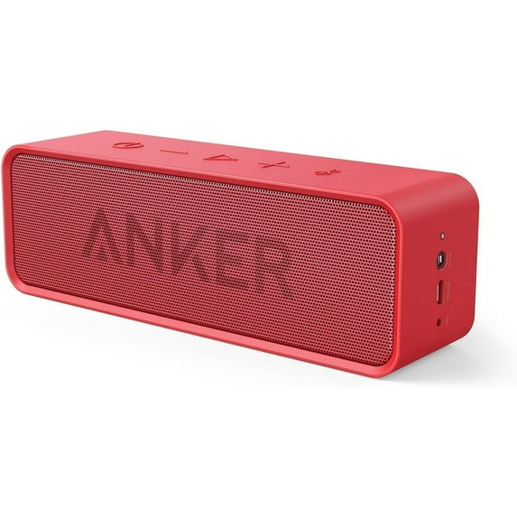 Anker Soundcore Portable Bluetooth Speaker Stereo Sound ,Waterproof,24H Playtime,Red
