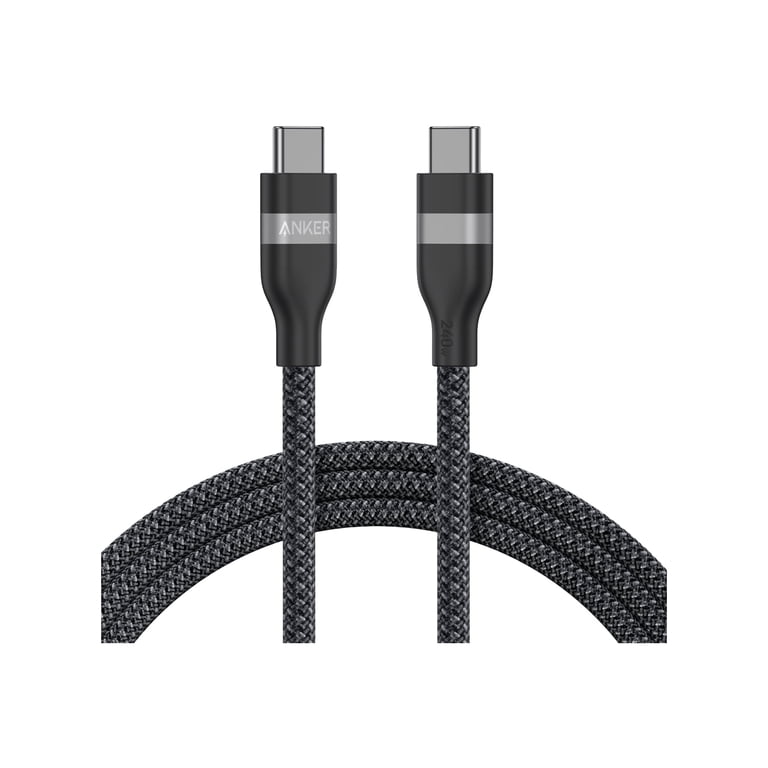Lanière Téléphone Avec Câble USB-C 60W - Charge Rapide Et Transfert Données - Longueur 120 Cm - NEWWAY