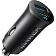 thumbnail image 1 of Anker USB-C Car Charger, 30W 2-Port Type-C Car Adapter, iPhone Car Charger with PowerIQ 3.0, for iPhone 15/14/13/12 Series, Samsung Galaxy S23/S22/S21 Series, iPad Pro, AirPods, and More, 1 of 7