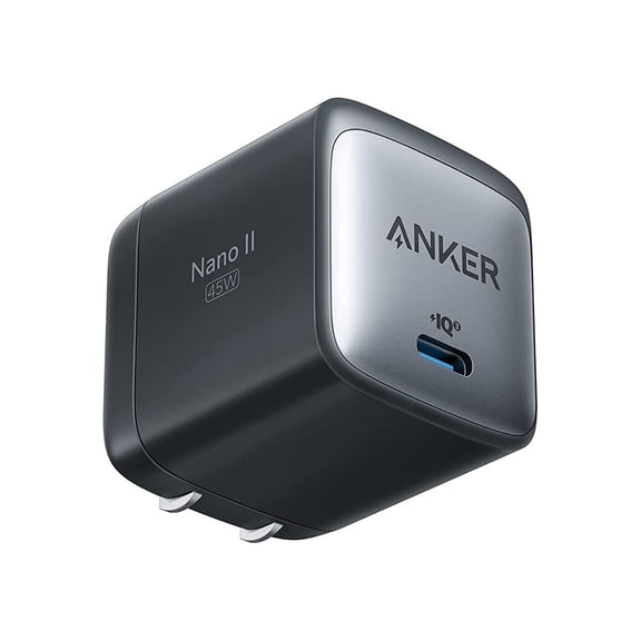 Anker USB C Charger, 713 Charger (Nano II 45W), GaN II PPS Fast Compact Foldable Charger for MacBook Pro 13, Galaxy S22/S22+/S22 Ultra/S21, Note 20/10, iPhone 13/Pro/Pro Max, Steam Deck, and More