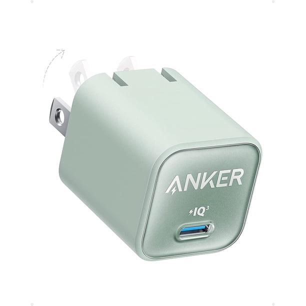 Anker USB C GaN Charger 30W Adapter Nano PIQ Fast Charging