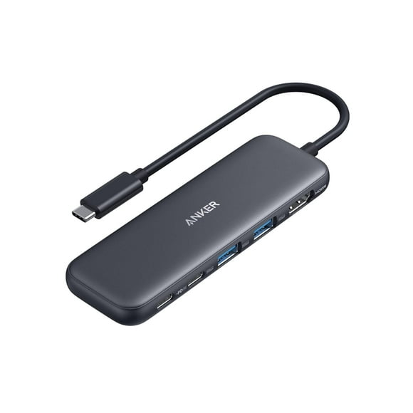 Anker USB C Hub, 5-in-1 USBC to HDMI Splitter with 4K Display, 1 x Powered USB-C 5Gbps & 2Powered USB-A 3.0 5Gbps Data Ports for MacBook Pro, MacBook Air, Dell and More