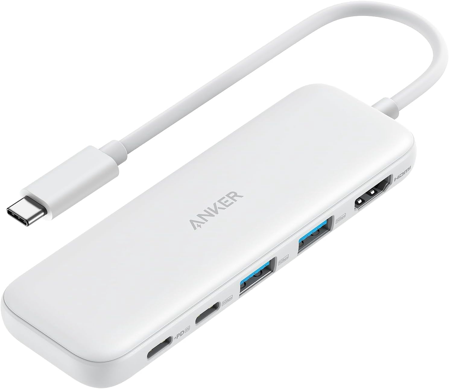 Anker USB C Hub, 5-in-1 USBC to HDMI Hub(White)