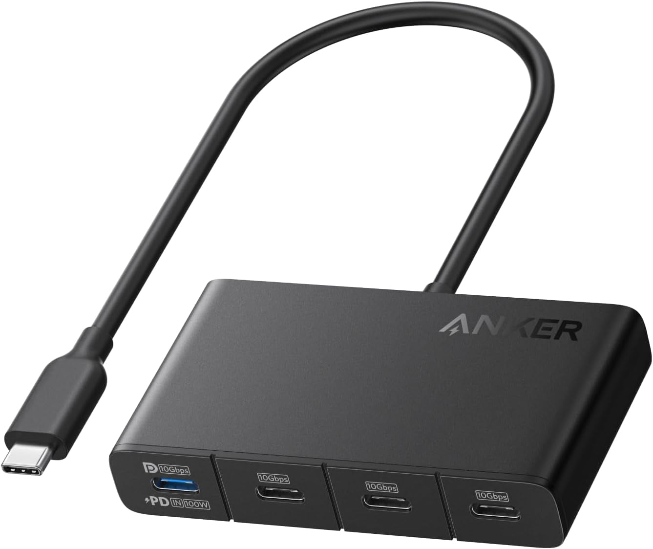 Anker USB-C Hub, USBC to 4-Port USBC Adapter, Multiport USB C Splitter, USB 3.2 Display Hub with 100W Max PD & Max 10Gbps Fast Data Transfer