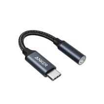 Anker USB C to 3.5mm Audio Adapter, Male to Female Nylon Cable
