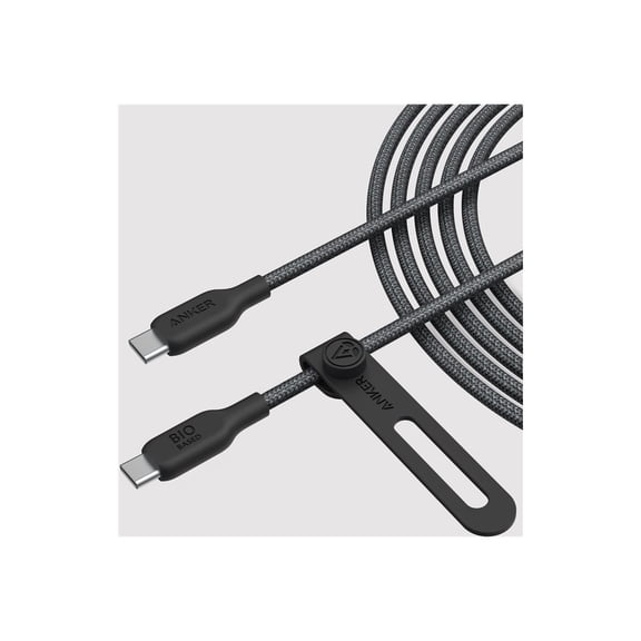 Anker USB C Cable, 240W Bio-Braided Type C Fast Charge Cord