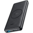 thumbnail image 1 of Anker Wireless Power Bank 10,000mAh, PowerCore III 10K Portable Charger with Qi-Certified 10W Wireless Charging and 18W USB-C Quick Charge, 1 of 7