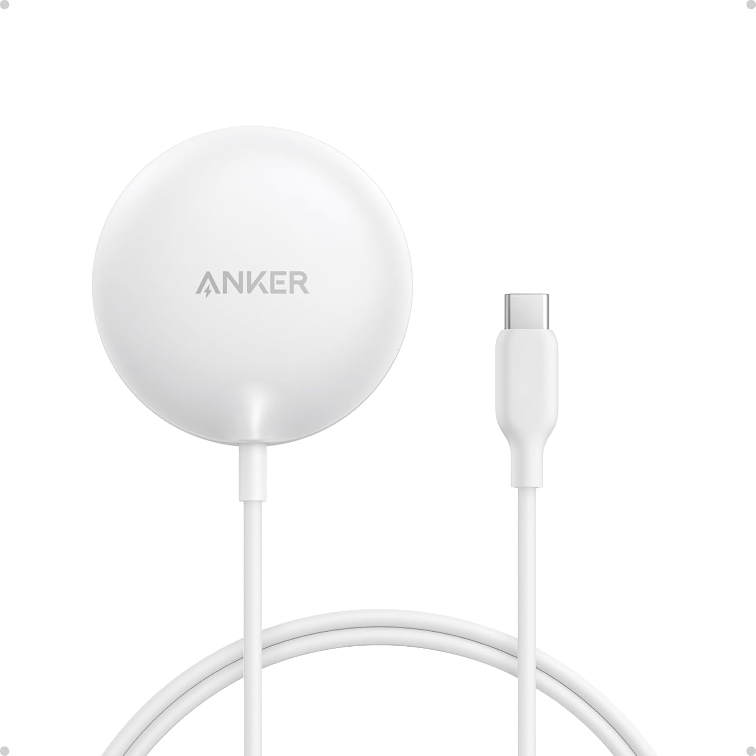 Anker Zolo Magnetic Wireless Charger, Qi2 Certified 15W MagSafe-Compatible Wireless Charging Pad