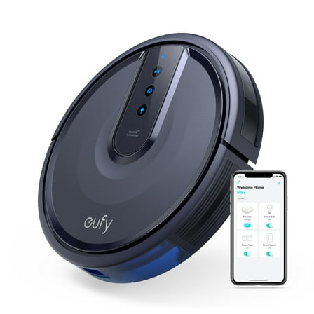 Eufy RoboVac 25C WiFi Robot Vacuum 1500 PA Smart Pet-Hair Cleaning for Hard Floors & Carpets, App + Alexa/Google Voice Control, Slim Design, Smart Suction