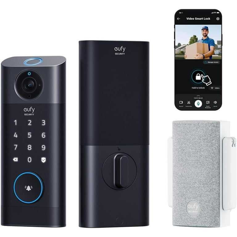 Anker eufy S330 Wi-Fi Video Smart Lock with Doorbell Camera