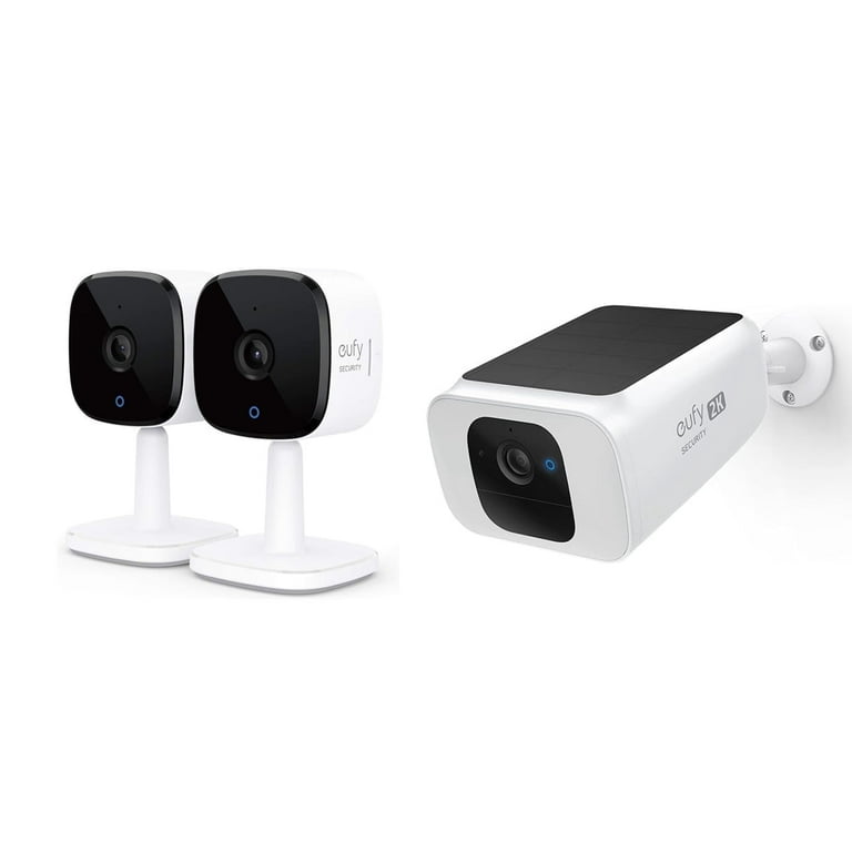 eufy Wireless Outdoor Security Camera, 2K Solar Powered Battery