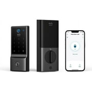 Anker eufy Security Smart Lock C220, Built-in Wi-Fi, Fingerprint Keyless Entry Door Lock, App Remote Control, 8Months Battery, IP53 Waterproof, BHMA Grade 3
