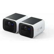 eufy Security SoloCam S220 ، كاميرا الأمن الشمسي ، كاميرا لاسلكية خارجية ، كاميرا بطارية ، كاميرا 2K ، HomeBase 3 متوافق ، 2-Cam Pack