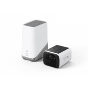eufy Security SoloCam S220, Wireless Outdoor Camera, Solar Camera, Battery Camera, 2K camera, with HomeBase S380 (HomeBase 3)