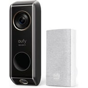 Anker eufy Security Video Doorbell (Wired) with Chime,2K Dual Camera ,Delivery Guard