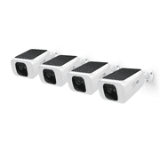 Eufy SoloCam S230 Solar Security Camera S40, 4K UHD, 4-Cam Kit, White, 4-Pack