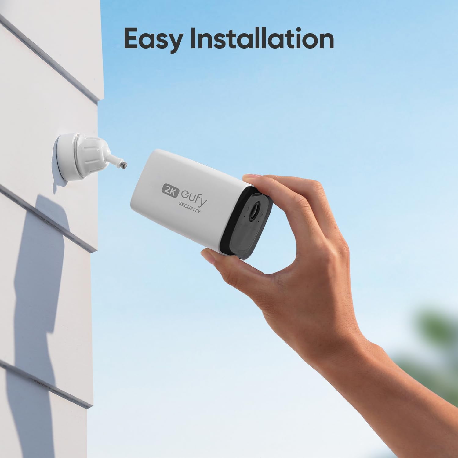 Anker eufy Security Wireless SoloCam C210, Outdoor Camera, Battery Camera, 2K Camera, HomeBase 3 Compatible, 2-Cam Pack