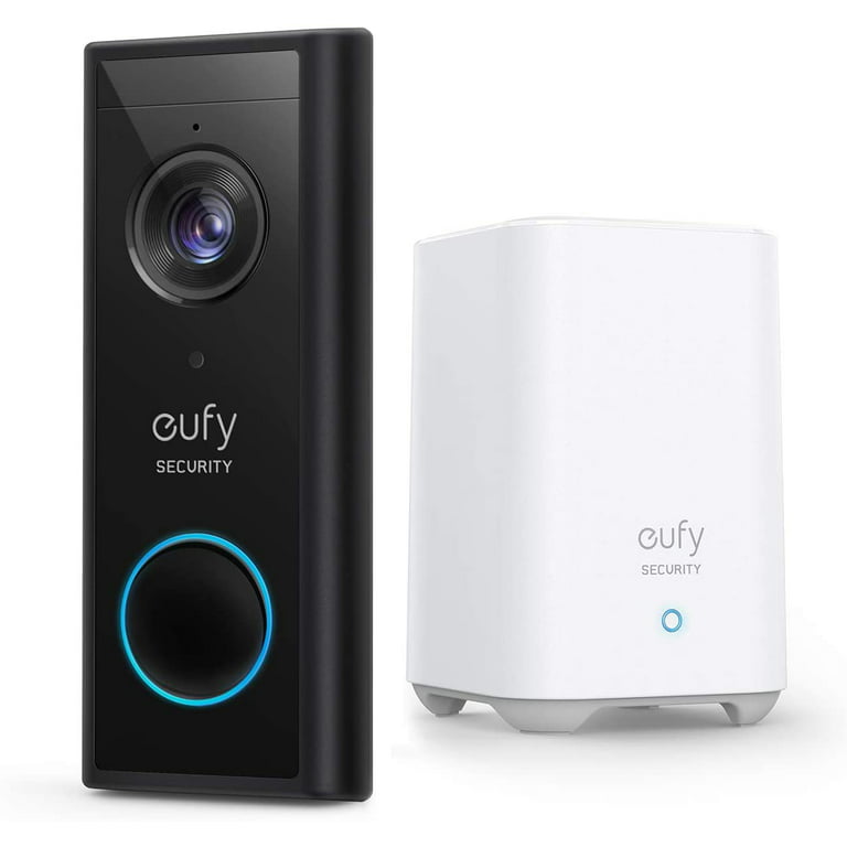 Anker eufy Security, Wireless Video Doorbell (Battery-Powered) with 2K HD,  No Monthly Fee, On-Device AI for Human Detection, 2-Way Audio, Simple