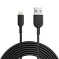 thumbnail interactive-video image 1 of Anker PowerLine II USB-A to Lightning Cable, 10 ft, Black, 1 of 7