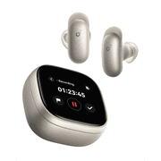 Anker soundcore Liberty 5 Pro Max, AI Note-Taker, Whisper-Clear Calls, Noise Cancelling Wireless Earbuds, 1.78" AMOLED Display, 5 Mins Charge = 4 Hrs Playtime, AI Meeting Transcription for Business