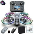 thumbnail image 1 of 1080P Brushless Drone with 2.4 Inch Screen Remote, Obstacle Avoidance, Altitude Hold, LED Lights, Carrying Case - RC Quadcopter for Kids & Adults, 1 of 9