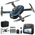 thumbnail image 1 of 1080P Camera Drone with Brushless Motor, 4.9'' Screen Remote, Under 250g No Registration, 360° Obstacle Avoidance, Altitude Hold, Gesture Control, Carrying Case for Kids Adults, 1 of 9