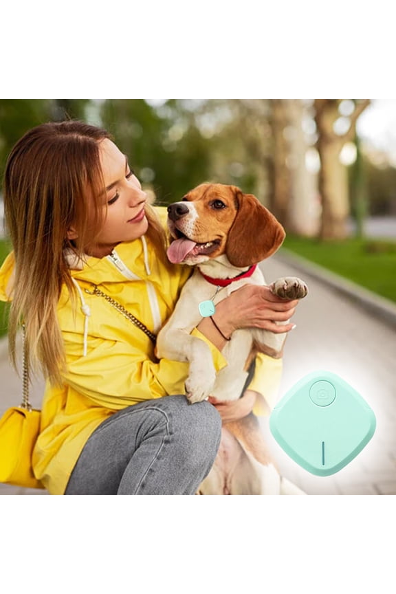 Bluetooth 5.0 Key Finder - Mini Anti-Loss Tracker for Keys Pets Wallet, iOS/Android Compatible (Mint Green)