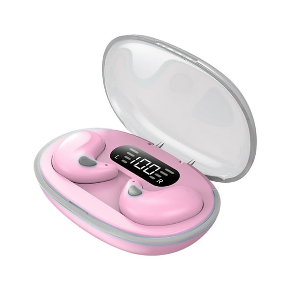 Bluetooth 5.3 In-Ear Sleep Earphones, Compact Sweatproof, Long Battery for Calls/Music