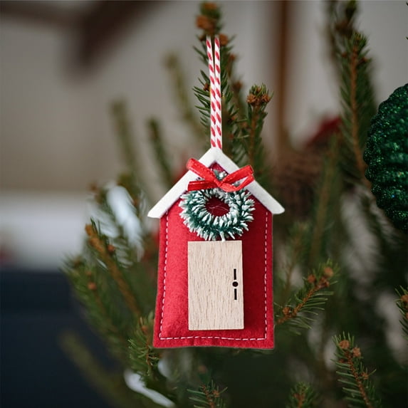 Handmade Non Woven Fabric Christmas Ornament - Snowflake Hanging Decor, Ki-d-Safe Xmas Tree Craft