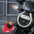 thumbnail image 1 of Motorcycle Double Sided LED Turn Signals - High Brightness, Easy Install, Universal Fit for Modification (Red), 1 of 6