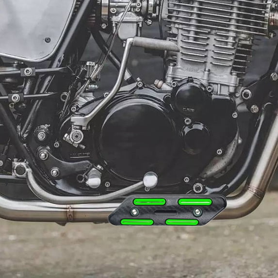 Motorcycle Exhaust Heat Shield - Anti-Scald Decorative Cover, Plastic, for Most Motorcycles