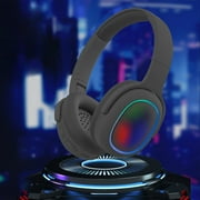RGB Bluetooth 5.3 Headphones with Active Noise Reduction, HIFI Sound, 250H Standby, Foldable Design, Wired/Wireless Mode, 10M Range