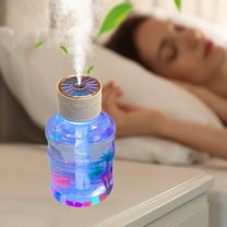 Small Silent Humidifier 500ml - Aroma Diffuser for Home, Bedroom, Desktop, Car - Air Purifying, Stress Relief, Compact Humidifying Device