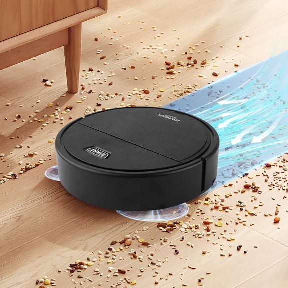 Smart Robot Vacuum Cleaner, 2-in-1 Vacuum & Mop, Wireless Rechargeable, Low Noise, Strong Suction, for Pet Hair & Household Cleaning