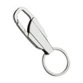 thumbnail image 1 of Stainless Steel Thickened Car Keychain - Fast Release Key Ring, Durable Metal Pendant Gift for Men Women, 1 of 6