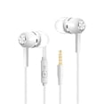 thumbnail image 1 of Wired Earbuds with Mic, Noise-Isolating In-Ear, 3.5mm HD Stereo, Prevent tangling-Resistant for Android/iPhone, 1 of 1