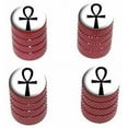 thumbnail image 1 of Ankh Cross Design Tire Rim Wheel Aluminum Valve Stem Caps, Multiple Colors, 1 of 1