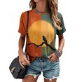 thumbnail image 1 of Ankishi Animal Shirts for Women Vintage Crewneck Summer Short Sleeve Tee Regular Fashion Clothes for Sports, 1 of 7