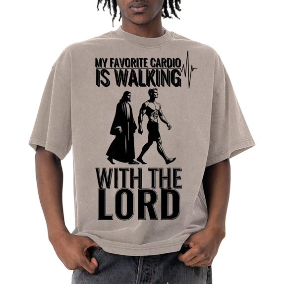 Ankishi Christian T Shirts for Men Washed Crewneck Oversized Cotton T Shirts Distressed Casual Clothes for Travel Dating