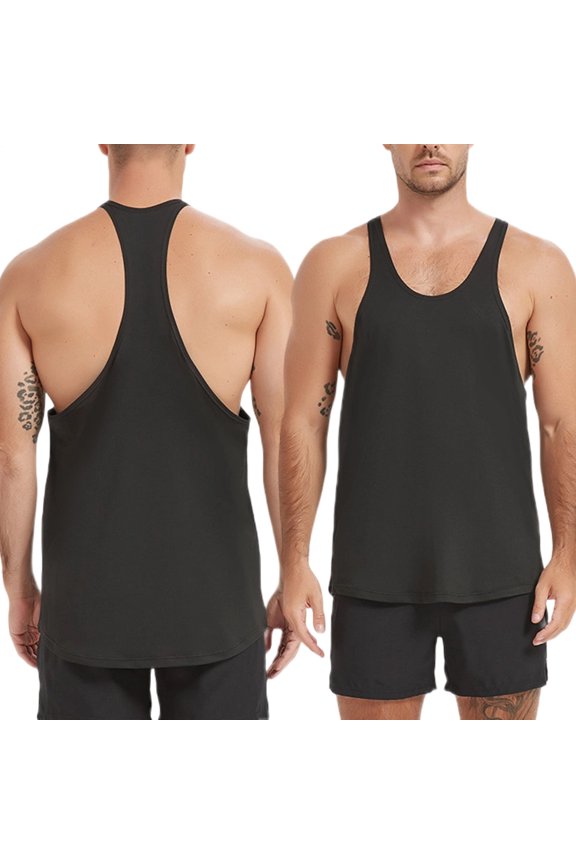 Gym Tank Tops for Men Quick Dry Loose Fit Bodybuilding Sleeveless Summer Workout Tops Vest for Running