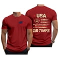thumbnail image 1 of Ankishi Patriotic Shirts for Men Crew Neck American Flag Fashion Patriotic T Shirts Summer Basic Tops Everyday Wear, 1 of 6